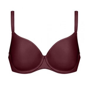 Joan spacer T-shirt bra full cup bordo