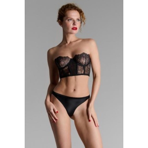 Maison Close Rendez-Vous bustier bra black