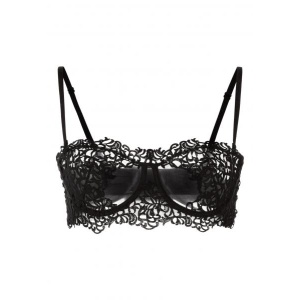 Petit Macrame La Perla bra black 